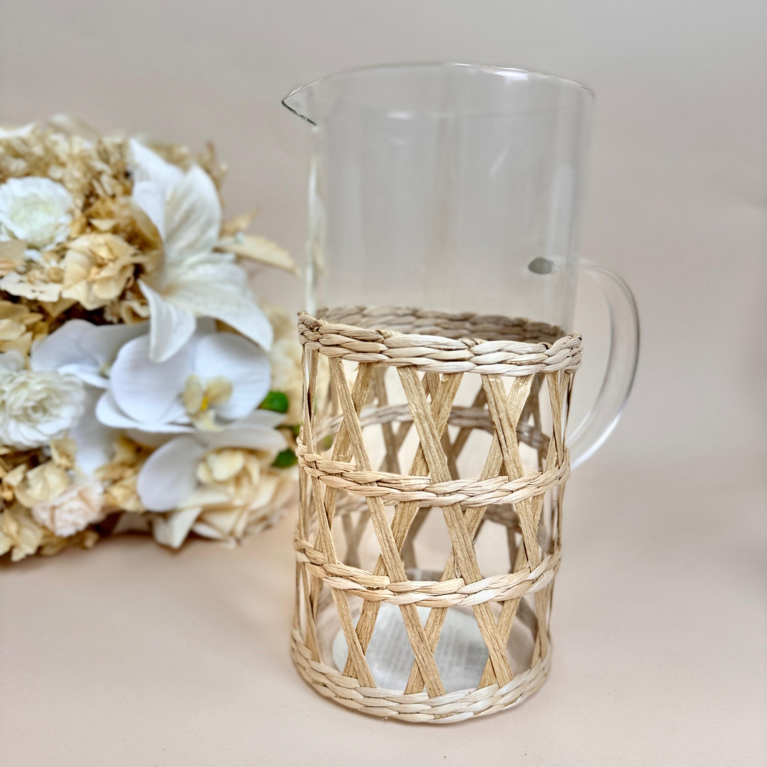 Jarra de Vidro com Sisal Braided 1,3L - Image 3