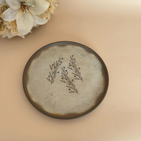 Prato sobremesa Bio Stoneware Nativa Boho Chic - Image 2
