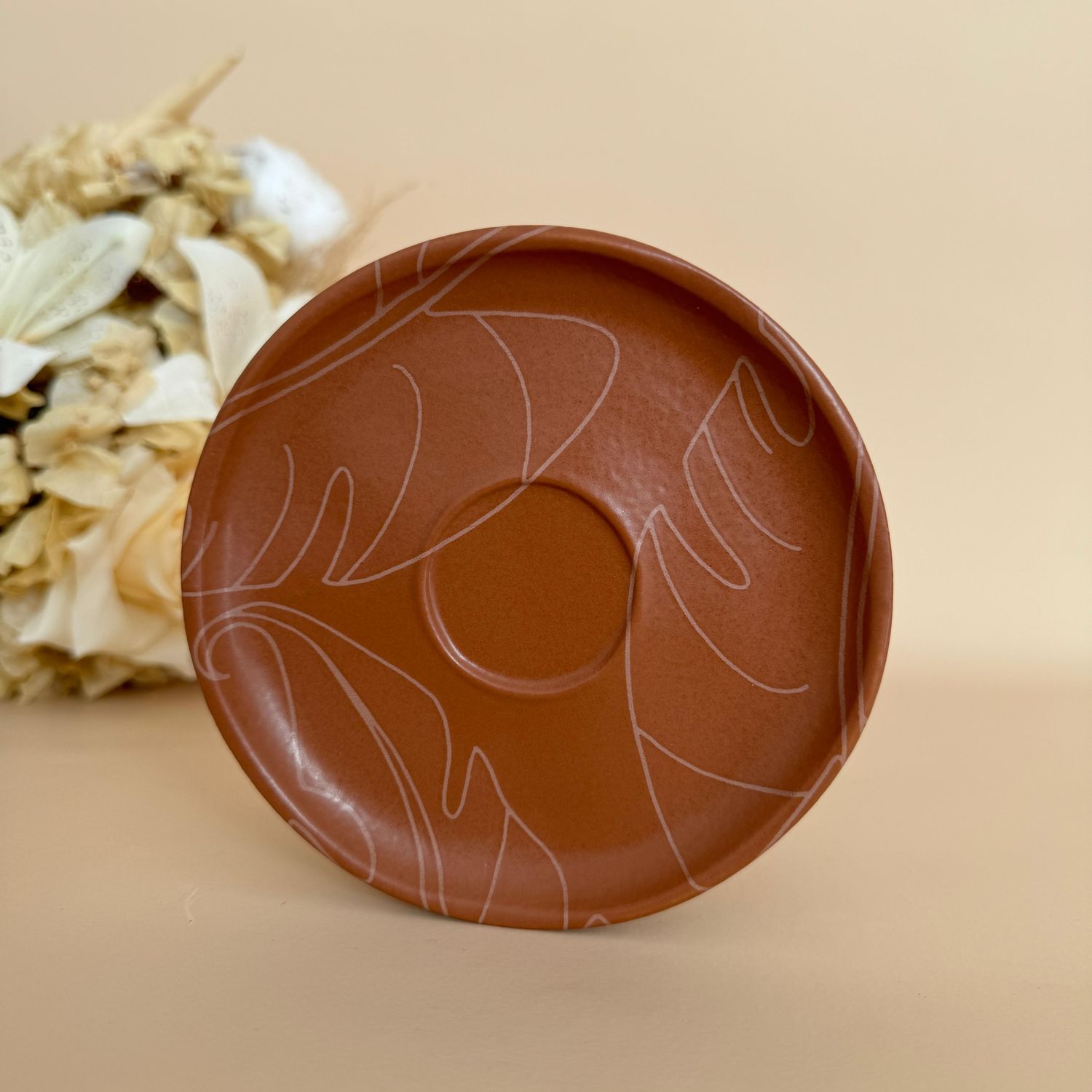 Xícara de café com pires Bio Stoneware Verão 120 ml Minha Terra - Image 3